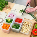 Axyaa Divided Food Storage Box for Onion Ginger Garlic with Handle