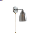 Axyaa Iron Glass LED Wall Light: Up Down Rotate Interior Lighting Stair Lampara Pared