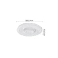 Axyaa Glass Ripple Plate Set for Molecular Cuisine Restaurant Tableware