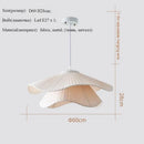 Axyaa Nordic Fabric Shades Chandelier Dining Pendant Lights_CN