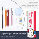 Axyaa Kuromi Leather Pencil Case - Large Storage Pen Bag for Students