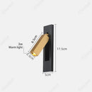 Axyaa LED Warm Light Strip Wall Lamp with Adjustable Spotlight Angle for Study Bedroom