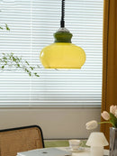 Axyaa Nordic French Milk Glass Chandelier in Postmodern Style