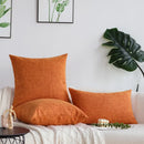 Axyaa Linen Cushion Covers for Sofa, Living Room, Car - Decorative Pillowcase