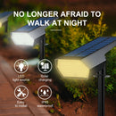 Axyaa Solar Lawn Lights: Adjustable Brightness in Warm/White for Landscape and Garden