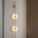 Axyaa Modern Gold Black LED Wall Lamp for Stylish Interiors