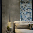 Axyaa Crystal Pendant Light - Nordic Modern Minimalist Bedside Lamp