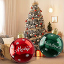 Axyaa 60cm Inflatable Christmas Balls Set - Outdoor XMAS Ornaments & Party Decorations