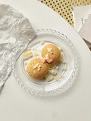 Axyaa Glass Plate Set - Breakfast, Fruit Salad, Dessert Cake, High-End Home Use