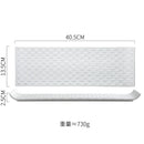 Axyaa Mosaic Texture Ceramic Sushi Dessert Sashimi Plates - Set of 4