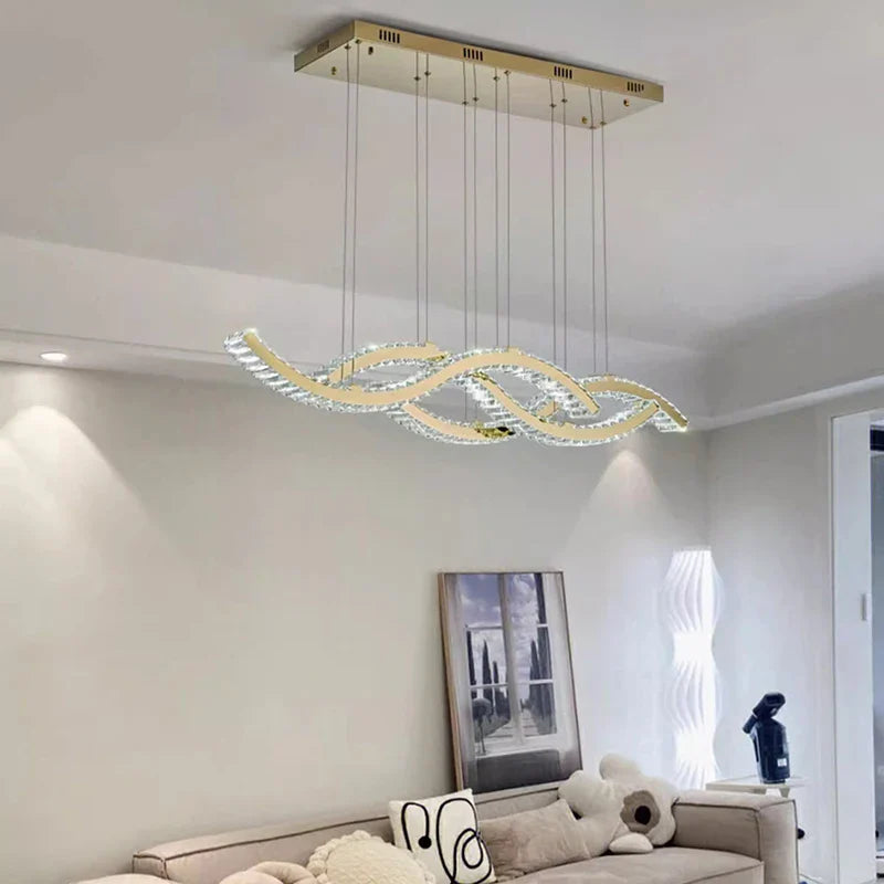 Axyaa Modern Pendant Lights LED Chandelier Ceiling Lamp Dining Room Hanging Light