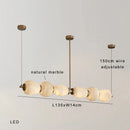 Axyaa Copper Marble Pendant Lamp for Nordic Luxury Dining and Study Lighting