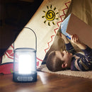 Axyaa Portable Rechargeable LED Camping Tent Light - Flame Effect Outdoor Lamp