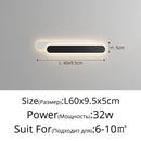 Axyaa Black White Simplicity LED Wall Lamp for Bedroom and Corridor Lighting