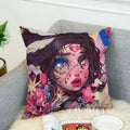 Axyaa Couple Pillowcases 45x45: Eunpyon Art Decorative Cushion Cover for Fall Decor