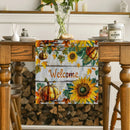 Sunflower Wood Table Runner for Axyaa Brand Dining Décor