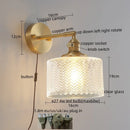Axyaa Green Glass LED Wall Lamps | Modern Applique Murale for Home Decor