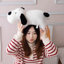 Axyaa Super Soft Crouching Dinosaur Plush Pillow