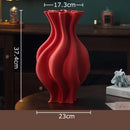 Axyaa Ceramic Vase Plant Pot Floral Vases Room Decor Aesthetic Ornaments