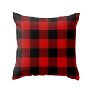 Axyaa Red Square Pillow Case for Home Décor