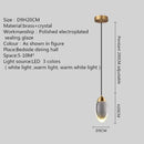 Axyaa Luxury Crystal Chandelier Pendant Light for Home Decor, Bedroom, Restaurant, Bar