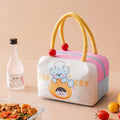 Axyaa Fruit Cartoon Lunch Bag: Large Capacity Thermal Insulated Tote for Kids & Adults