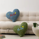 Axyaa Plush Sea Shell & Bone Shaped Pillow Set for Sofa, Bed, Living Room