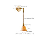 Axyaa Vintage White Ceramic LED Wall Sconce - Nordic Minimalism Stair Loft Bedroom Light