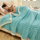 Axyaa Cozy Imitation Rabbit Plush Blanket: Soft, Fluffy, Warm, and Absorbent