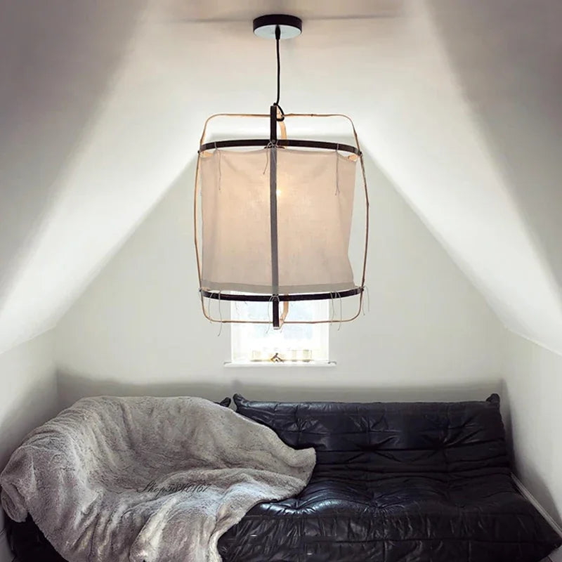 Axyaa Bohemian Gauze Ceiling Pendant Light for Art Deco Ambiance