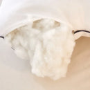 Axyaa Long White Pillow Core for Home Bed, Washable & Skin-friendly Neck Cushion