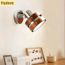 Axyaa Antique Solid Wood Wall Lamp for Living Room, Bedroom, or Hotel Background Wall