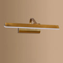 Axyaa Triangle LED Mirror Light 41CM Vintage Bronze Wall Sconce
