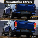 Axyaa LED Tail Lamps for Isuzu Dmax D-max 2012-2019 Rear Running Brake Turn Signal