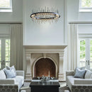 Axyaa Stainless Steel Pendant Chandelier for Home Decor & Indoor Lighting