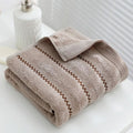 Axyaa Luxury Soft Embroidered Beach Towel - Super Absorbent and Quick Dry