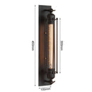 Axyaa Vintage Farmhouse Wall Sconce for Indoor Lighting in Restaurants and Bars