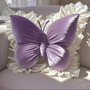 Axyaa Princess Butterfly Pillow for Office, Living Room, Bedroom, Car, or Sofa