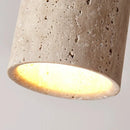 Axyaa Japanese Style LED Ceiling Lamp Downlight for Living Room, Stone Wood Light