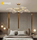 Axyaa Nordic Flush Mount Chandelier for Stylish Ceiling Lighting in Various Rooms