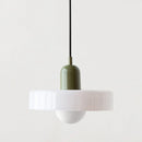Axyaa Art Deco Glass Pendant Chandelier for Kitchen Living Room Bedroom Restaurant