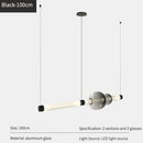 Axyaa Light Luxury Restaurant Bar Counter Glass Pendant Lights.
