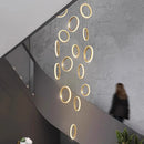 Axyaa Nordic Chandeliers Dining Room Pendant Lights Ceiling Hanging Lamps