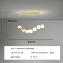 Axyaa Glass Ball LED Chandelier for Home Decor