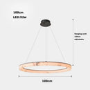 Axyaa LED Round Designer Chandelier for Living Room Lighting