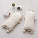 Axyaa Kids Buckwheat Pillow: Knitted Cotton Shell, Neck Support, 25x40cm