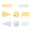 Axya Mousse Mat Bottom Cake Boards Set for Elegant Christmas Dessert Tray
