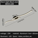 Axyaa Black Aluminum LED Ceiling Light for Modern Minimalist Home Interiors.