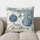 Axyaa Winter Snowmen Pillow - Cozy Decor Cushion Cover for Sofa, Bedroom, Car