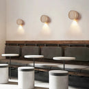 Axya Stone Round Spot Lighting for Bedside and Living Room Décor